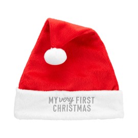 Carter's Baby My Very First Christmas Santa Hat, 3-9 Months Red, red