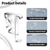 Clear Plastic Hidden Blind Clip Replacements, 12 PCS, Fits 2
