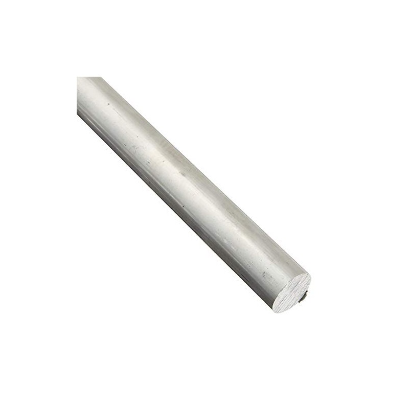 0.8 x 11.8 inches (20 x 300 mm) Aluminum Round