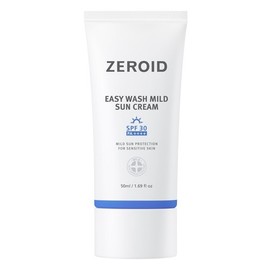 [Zeroid] Easy Wash Mild Sun Cream SPF30PA++++ 50ml / [제로이드] 이지 워시 마일드 선크림 SPF30PA++++ 50ml