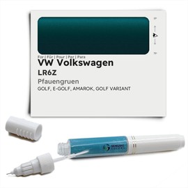Genuine Colors Paint Pen Peacock Green LR6Z Compatible / Replacement for VW Volkswagen Green