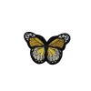 Unbranded Butterfly Patch/Badge High Quality Iron-On Sew-On Yellow