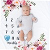 SHOWERORO Flannel Baby Photography Background Blanket Soft Fluff Absorbent Breathable