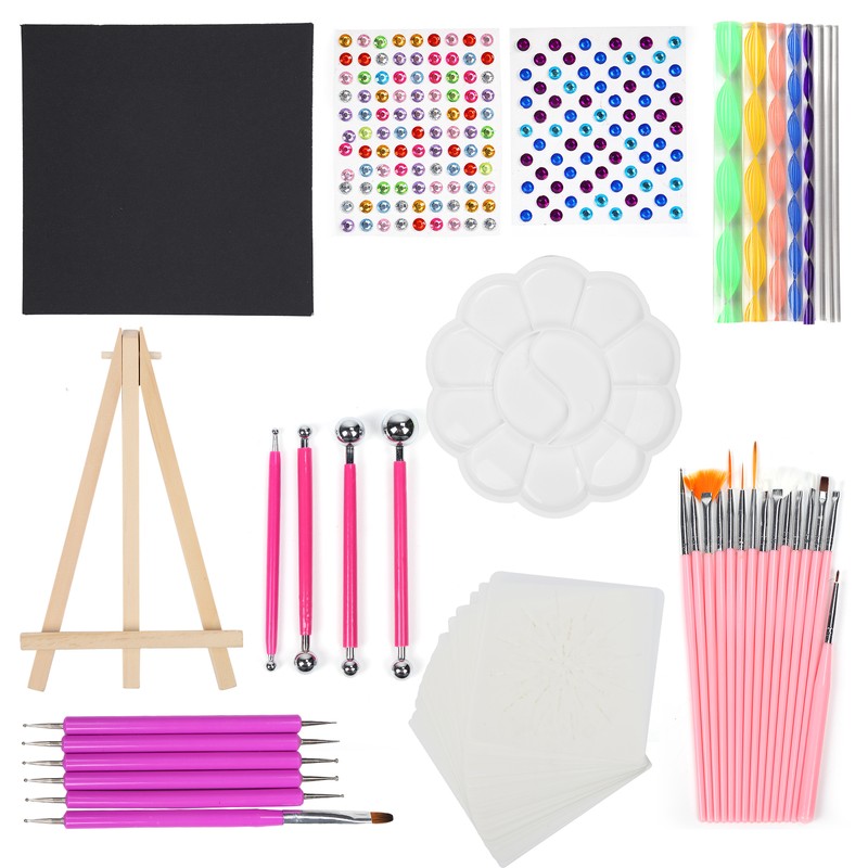 Mandala Dotting Tools Acrylic Rod Dotting Pen Ball Stylus Palette