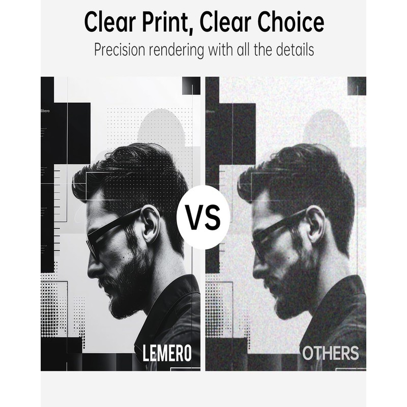 LEMERO 245XL Ink Cartridge Replacement for Canon 245XL Black Ink