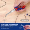 WORKPRO Mini Pliers Set 5” Long Nose Plier 6” Needle