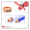 D.N 100 Pieces Heavy Duty 3/4" Crimp Rings, Copper Crimp