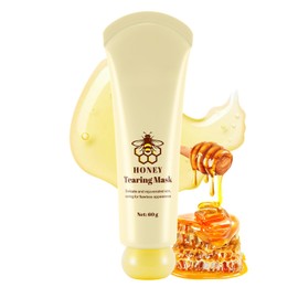 Honey Peel Off Maske Gesicht - Porenreiniger Gesicht - Gesichtsmaske Mitesserentferner - Nährend Collagen Maske - Tearing Face Mask - Blackhead Remover & Poren Verkleinern Gesichtsmasken