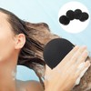 12 Piezas Peine de Masaje para Hombres Negro, Plástico, Portátil