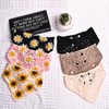mtuihfo 3 Pieces Crochet Hair Bandana for Women, Boho Floral