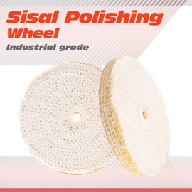 RENOTEC 6x1x1 Inch Sisal Polishing Wheel, 150×25mm