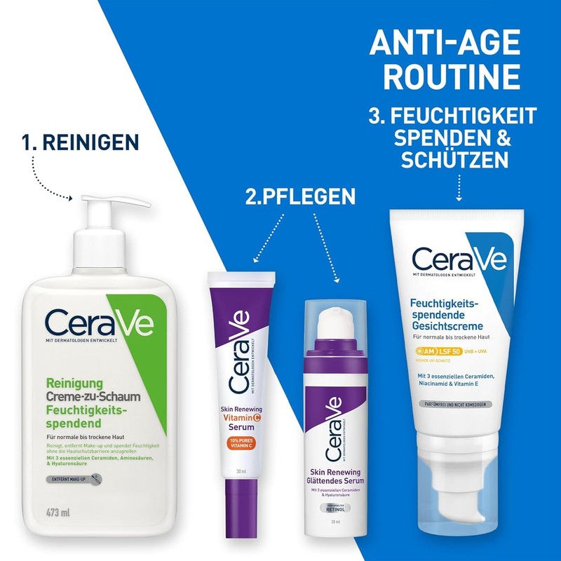 CeraVe Skin Renewing Vitamin C Serum Anti-Ageing Serum with Vitamin