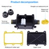Junction Box Outdoor Waterproof IP68 2Way Plug Line M20 Coaxial