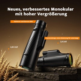 Usogood 12x52 Monocular Telescope Adult