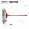 MEANLIN MEASURE 2pcs Accurate Thermometer Replacement for Big Green Egg