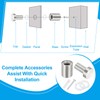 PATIKIL 1/2" x 2" Standoff Screws, 8 Pack Stainless Steel