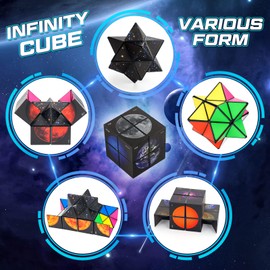 Gifts for 6-7-8-9-10 Year Old Boys Girls Fidget Cube-Games for Kids Girls Age 6-13 Magic-Cube Novelty Toys for 7-14 Year Old Teen Boys Christmas Easter Gifts Stress Relief Travel Game for Kid Adults