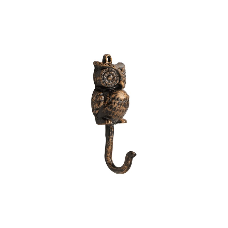 FantasHome Wall Mounted Cast Iron Home Decor Single Hook with