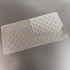 Clear Acrylic Sashiko Stencil, Sashiko Embroidery Pattern for Hand Quilting and Embroidery (Pattern F)