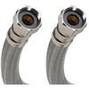Fluidmaster B1H18 Water Heater Connector, Braided Stainless Steel - 3/4