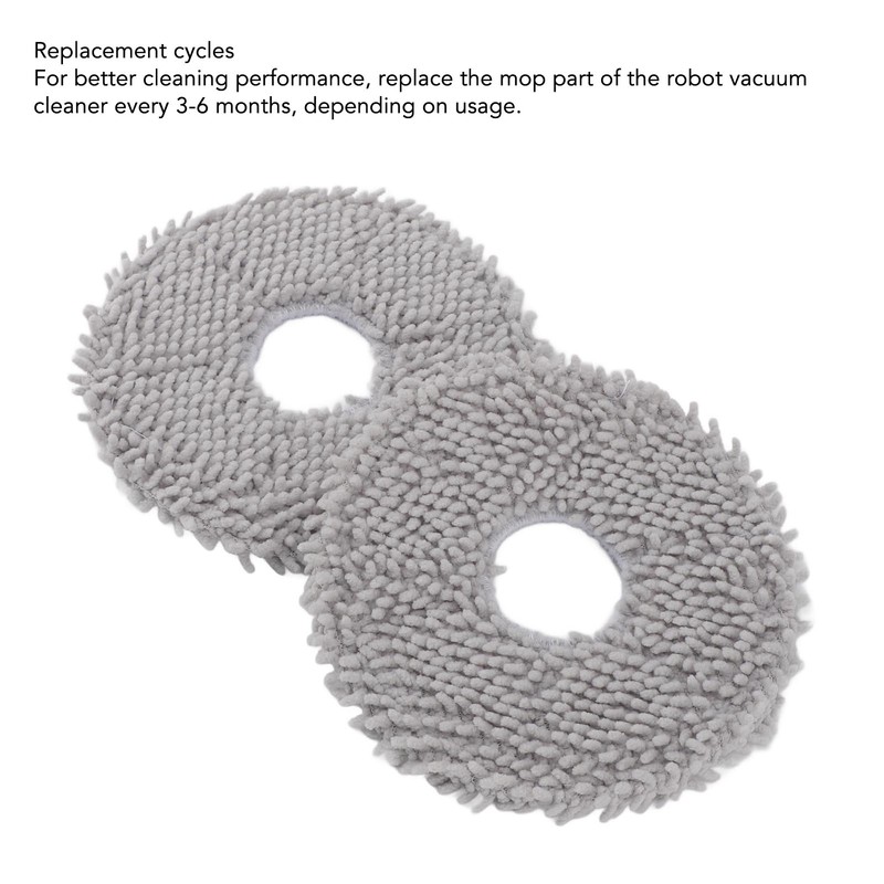 6Pcs Robot Vacuum Cleaner Mop Pads Replacement Robot Vacuum Mopping