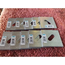 Simpson Strong Tie (Qty 10) 3" X 3" - 1/8" Thick Square Bearing Plate ZMax USA 1/2Z