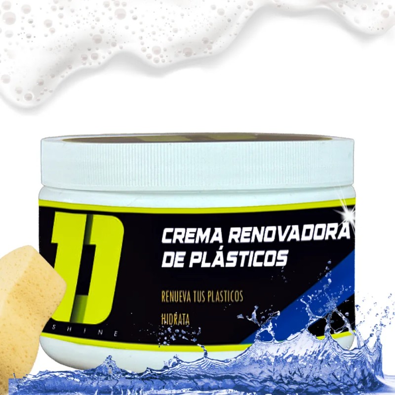 Crema Restaurador De Plasticos Once Shine Para Interiores Blanco