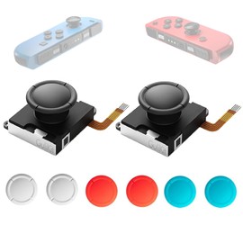 GuliKit Switch JoyCon Joystick Replacement, TMR Joystick, Updated Anti-Drift TMR Electromagnetic Joystick For Switch LCD/OLED Joy Con & Switch Lite