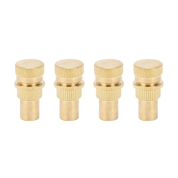 Akozon Automatic Tyre Emptyer, 4 Pieces Brass Tyre Valve Core