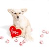 Midlee Valentine's Hearts Dog Tennis Balls- Mini- Fetch Gift Small