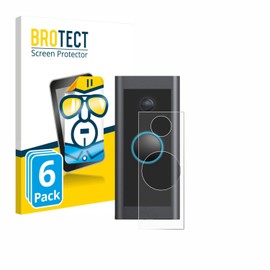 BROTECT Screen Protector for Ring Video Doorbell Wired Screen Protector Ultra Clear Pack of 6