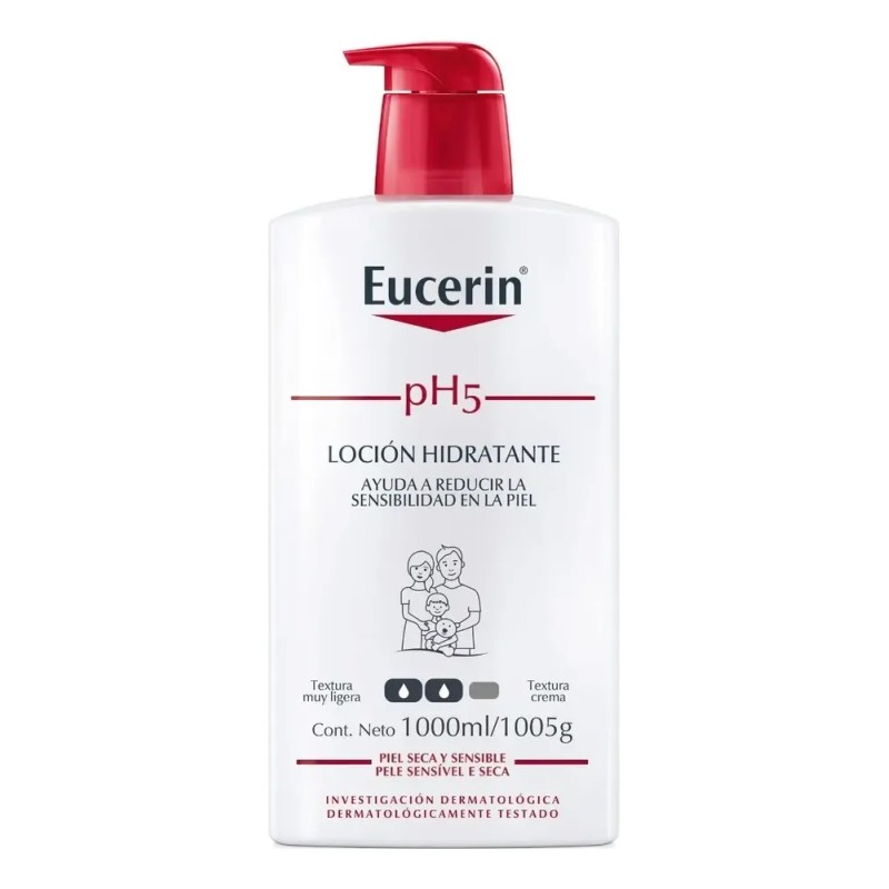 Crema Para Cuerpo Eucerin Ph5 Loción Hidratante Botella