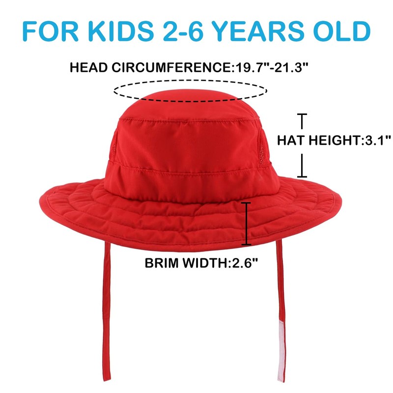 Connectyle Kids UPF 50+ Bucket Sun Hat UV Sun Protection
