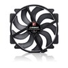 Noctua NF-A14x25r G2 PWM chromax.Black, Premium-Quality Quiet Round-Frame 140mm PC