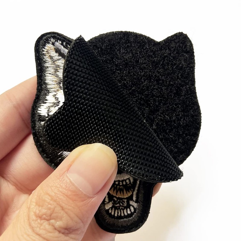 EHOPE Wolf Patch Embroidered Armbands Badges Patch Hook & Loop