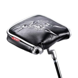 Golf Club Covers Golf Wood Covers Set Golf Putter Cover Golf Club Head Cover Premium PU Leather PU Leather Driver Cover Putter Cover Golf Sport (Putter Cover Embroidered Butterfly Black)