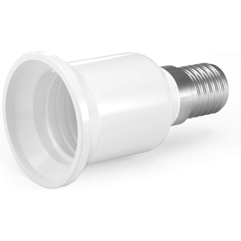 Voarge Set of 4 Lamp Socket Adapter Converter E14 to