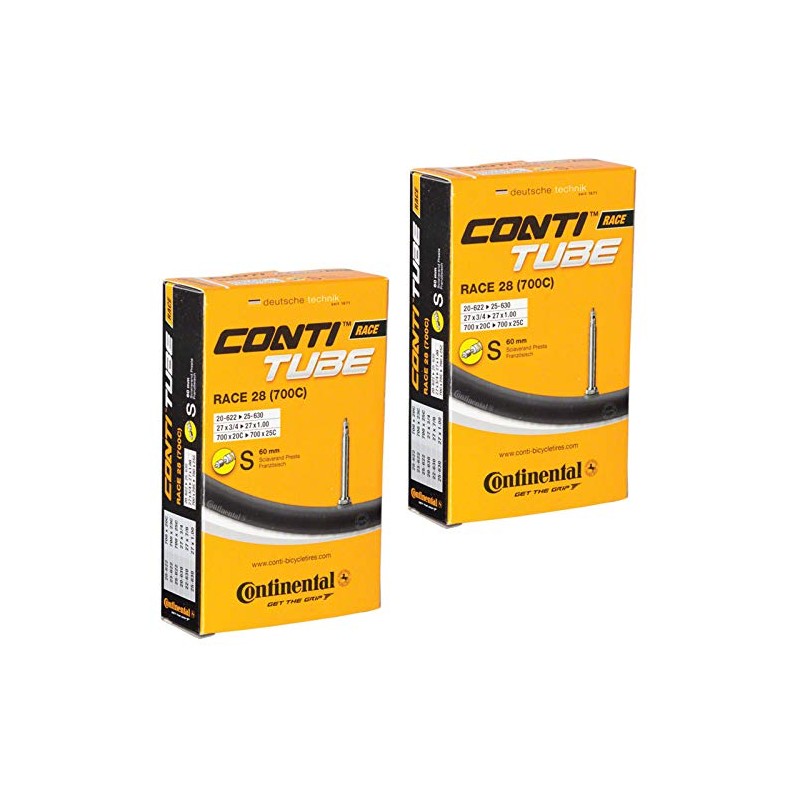 Continental Race Tubes Bike Race 28 Inner Tube and Adapter,