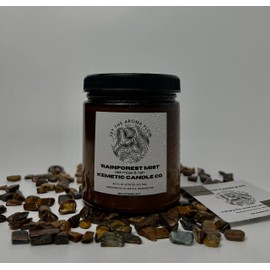 Kemetic Candle Co. Handmade Soy Wax Eco-Friendly Candles Presents The Cascadia Collection (Rainforest Mist)