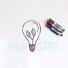 Kores Eco K-Marker XW2- Whiteboard-Marker mit Keilspitze, Set 4 Farben:
