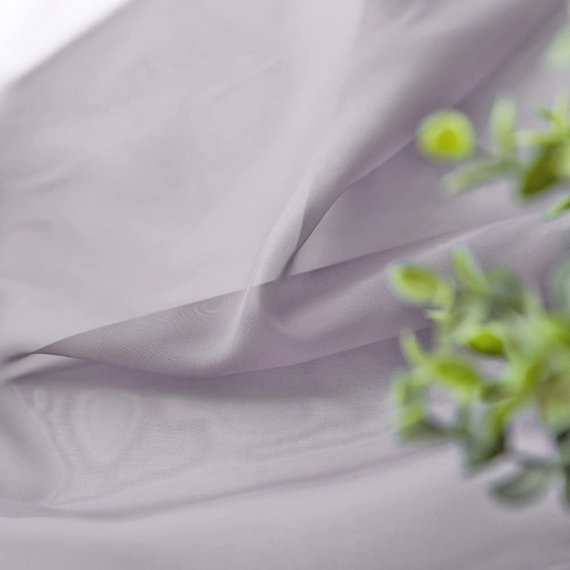 MIULEE Window Valance Half Window Sheer Curtains Rod Pocket Semitranslucent