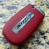 SRT RED KEY FOB HELLCAT 5 BUTTON WITH SILVER LOGO