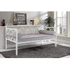 Daybed Skirt with Split Corners Twin Size Dust Ruffle Bedskirt-Bed