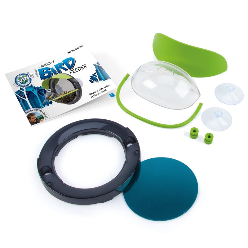 My Living World LW105 Window Bird Feeder, Multicolor