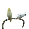 Pet Bird Rope Perches Parrot Colourful Cage Comfy Perch Bungees