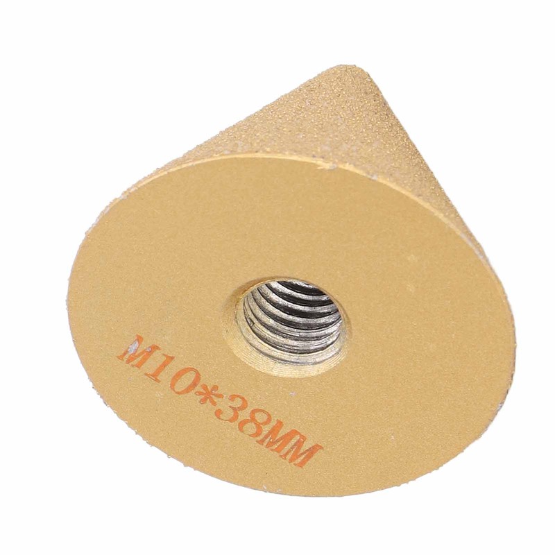 Diamond Beveling Chamfer Bit 57 Degree M10 Female Thread 38mm