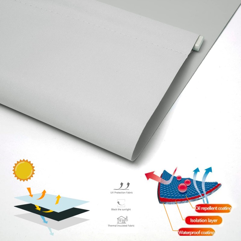 NUTRO CHILL Roller Shades for Windows, RV Roller Shades Thermal