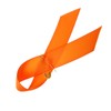 PATIKIL Ribbon Pins, 100Pcs Orange Awareness Ribbon Satin with Safety