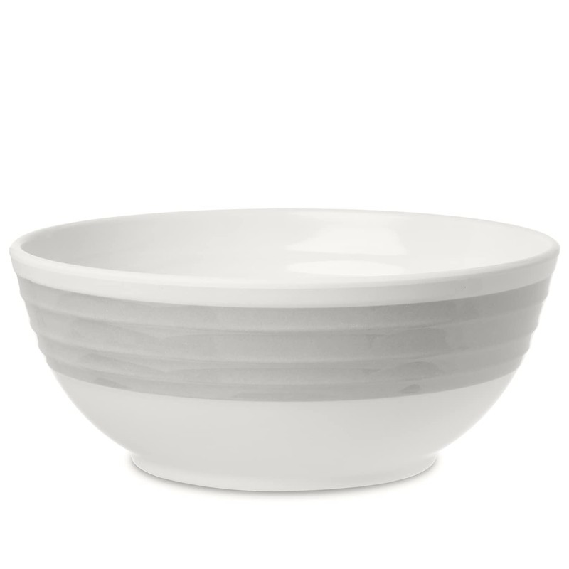 Camping Crockery Set 1 Person 4-Piece Melamine Grey Picnic Crockery