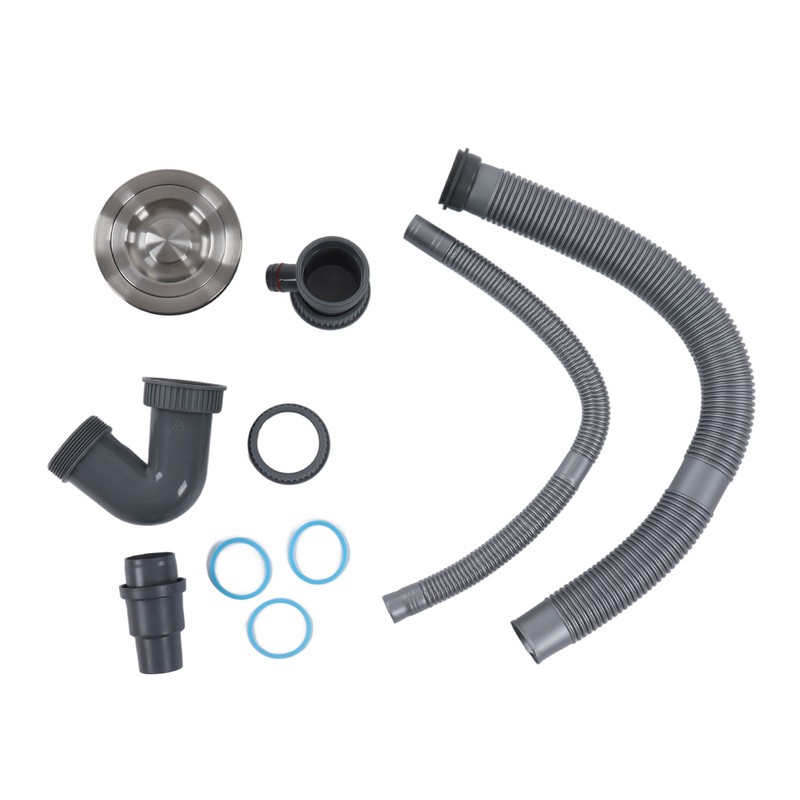 Kitchen Sink Strainer Drain Hose Single Sink Drain Set Kitchen